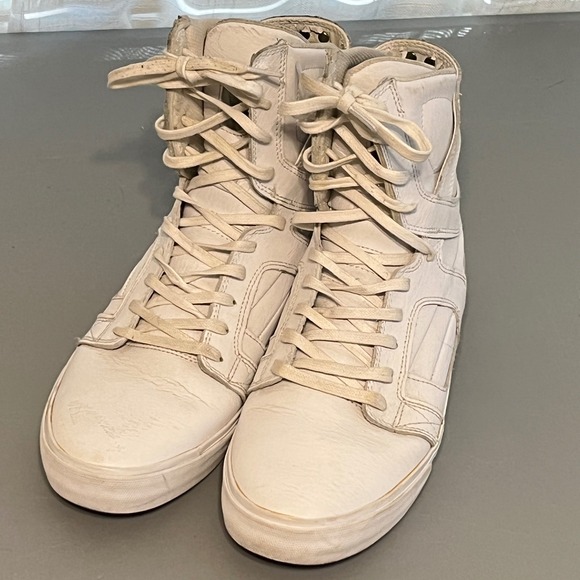 Supra Skytop II Chad Muska 002 Mens 10 White Leather High Top Sneakers S01060 - Picture 3 of 16